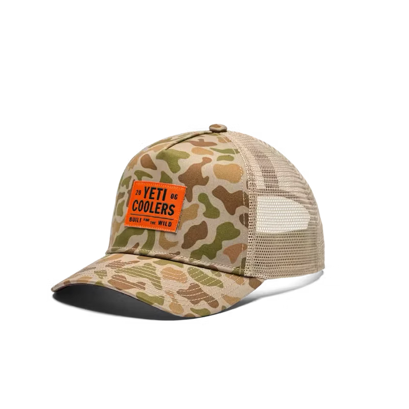 YETI Coolers Camo Trucker-Cap