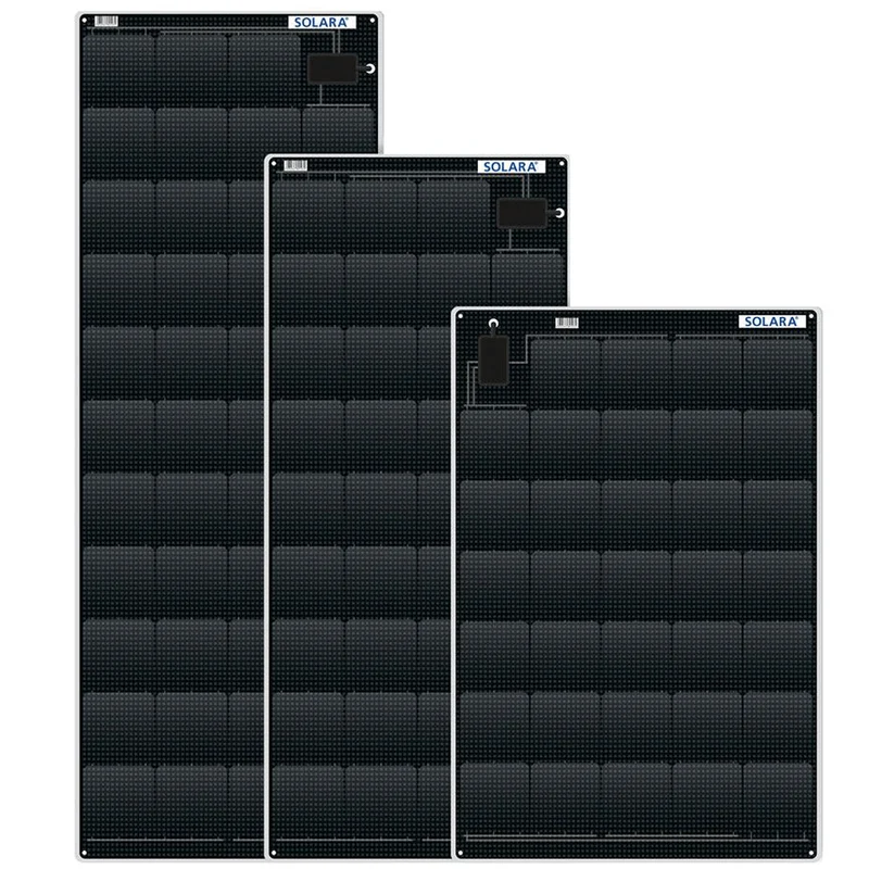 SOLARA Power M-Serie - S555M34 Marine125Wp Kabelausgang -Vorderseite-