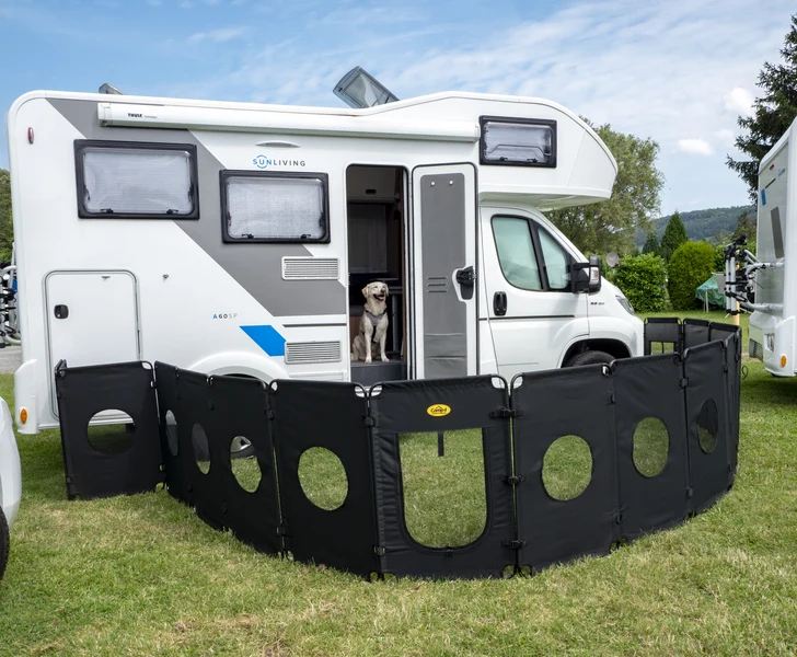 Faltbares Hundefreigehege – Mobiler Hundeauslauf mit 8 Elementen