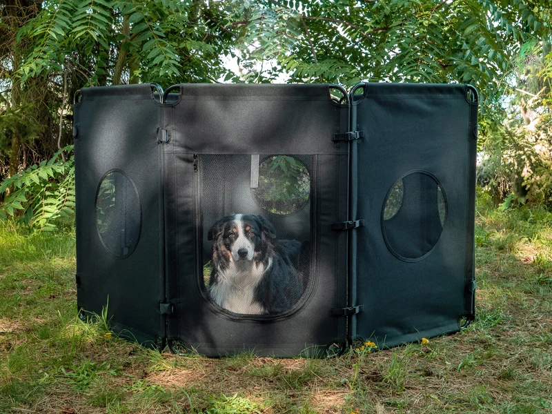 Faltbares Hundefreigehege – Mobiler Hundeauslauf mit 8 Elementen