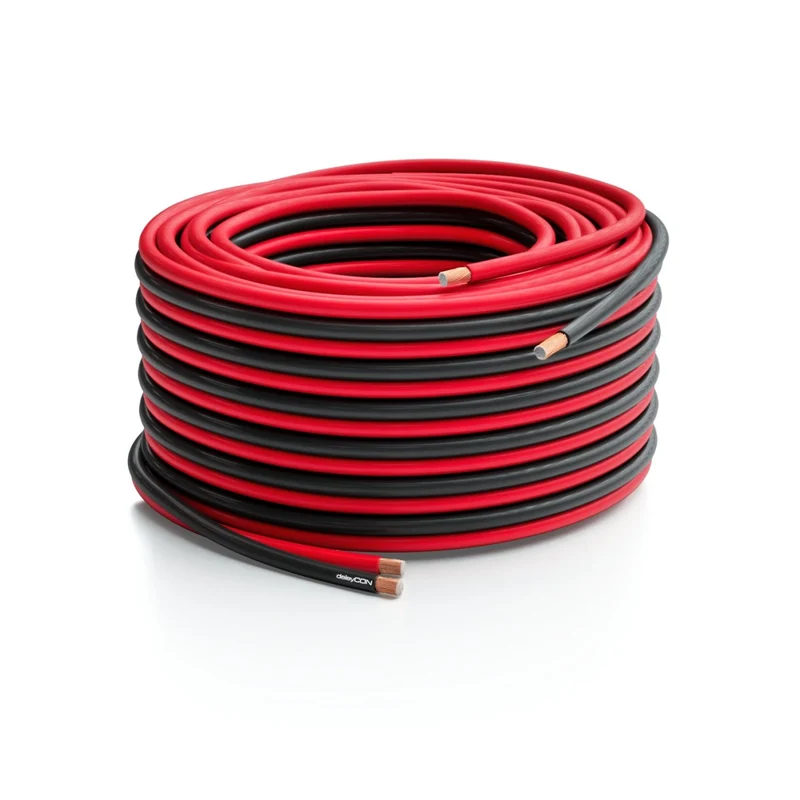 Niedervoltkabel, 2-adrig, 2.5mm², rot-schwarz
