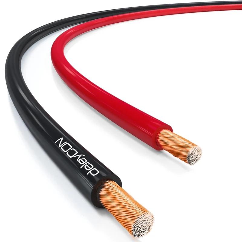 Niedervoltkabel, 2-adrig, 2.5mm², rot-schwarz