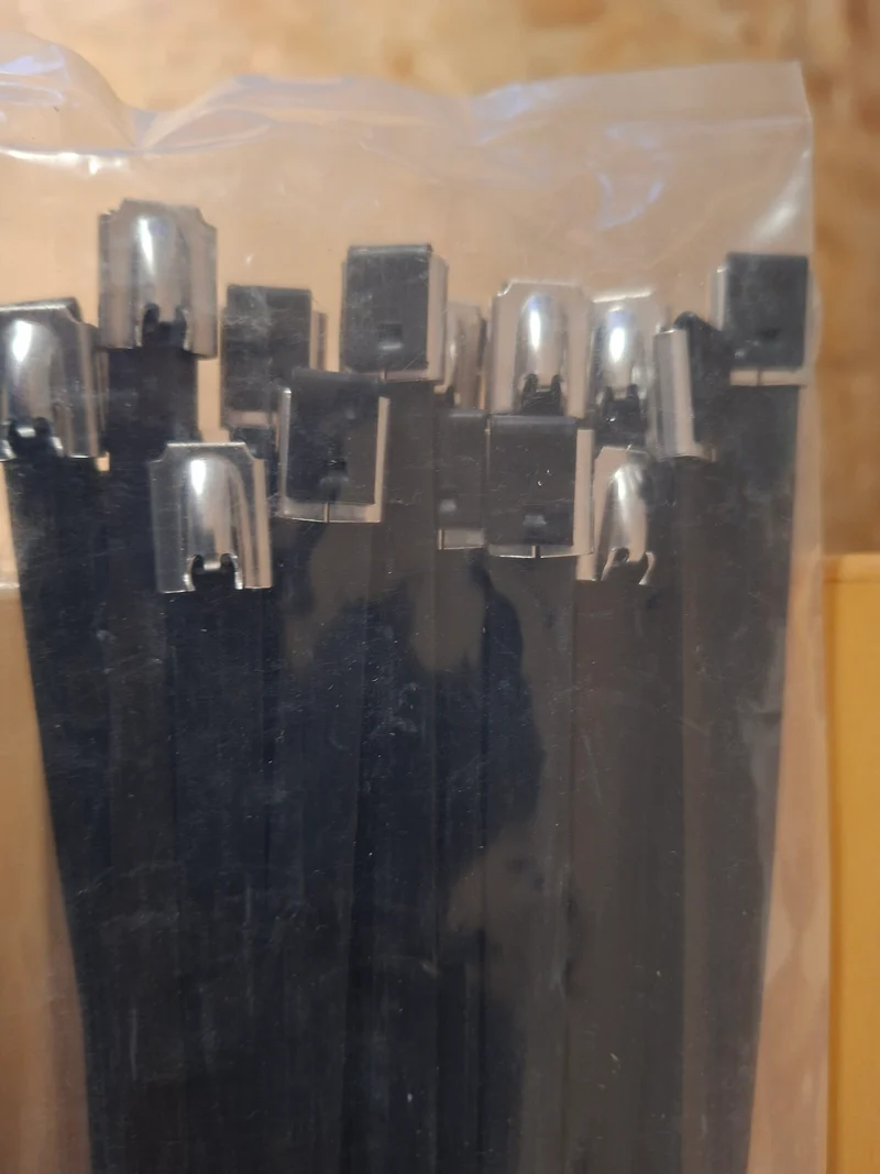 Kabelbinder Edelstahlverschluss, 9 x 400 mm