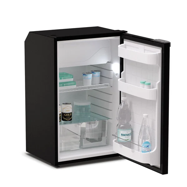 Vitrifrigo C95L CHR Kompressor-Kühlschrank mit Gefrierfach, 12/24V, 95L, schwarz