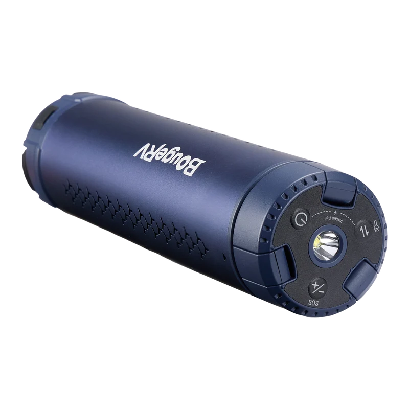 BougeRV Neue T1 tragbare teleskopische Campinglampe (Blau)