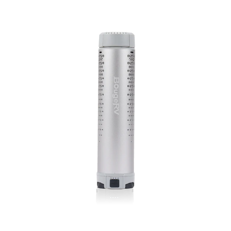 BougeRV Neue T1 tragbare teleskopische Campinglampe (Silber)