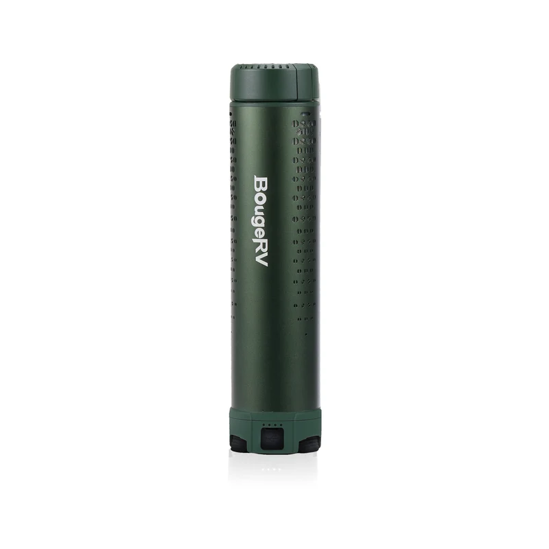 BougeRV Neue T1 tragbare teleskopische Campinglampe (Grün)