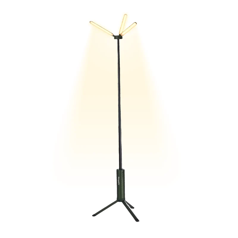 BougeRV Neue T1 tragbare teleskopische Campinglampe (Grün)