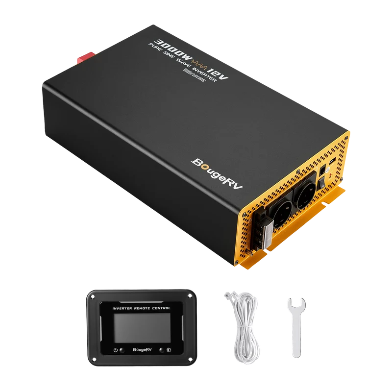 BougeRV 3000 W 12 V Sinus-Wechselrichter mit Bluetooth