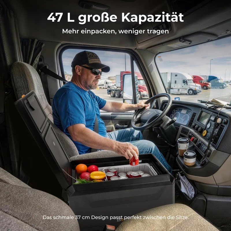BougeRV Neuer ASPEN S50 12V 47 L tragbarer Kühlschrank