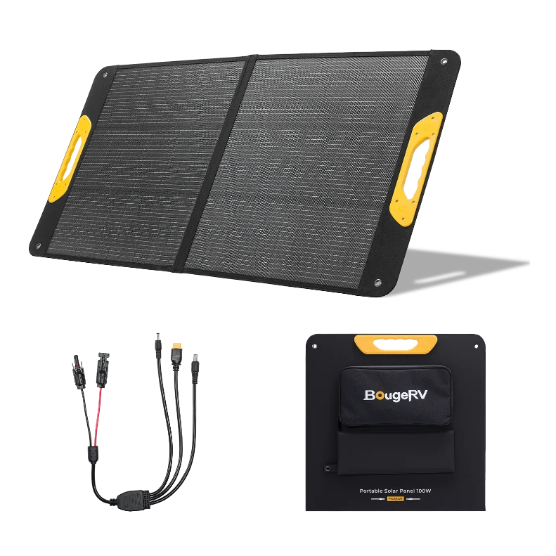 BougeRV Neues tragbares 100-W-Solarpanel