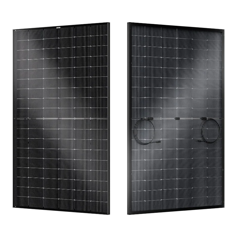 BougeRV 400 Watt 12V/24V starre bifaciale 16BB Mono-Solarplatte