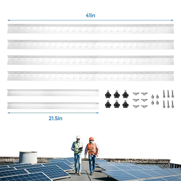 BougeRV Verstellbare Solarpanel-Neigungsmontagewinkel (für 41 Zoll / 104 cm)