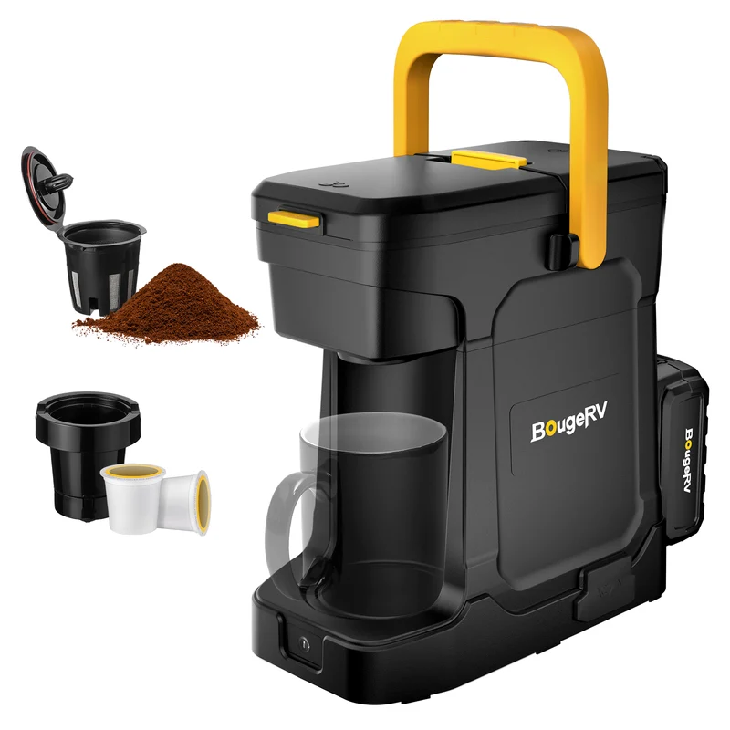 BougeRV mobile Kaffeemaschine mit 144Wh Akku