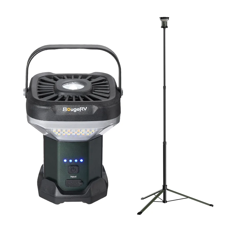 BougeRV CL03 Weitwinkel Camping Teleskopleuchte