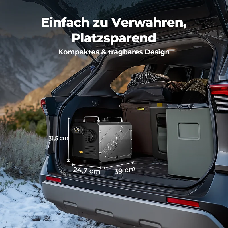 BougeRV Dieselheizung 5 kW, Tragbare Standheizung