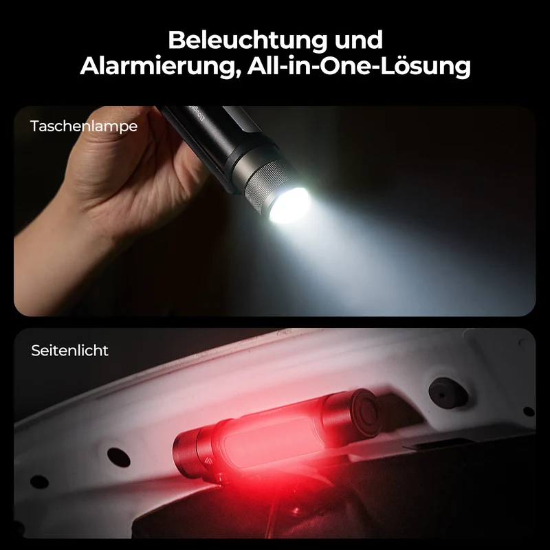 BougeRV AL01 Verstellbare Camping Taschenlampe Outdoor Notlicht
