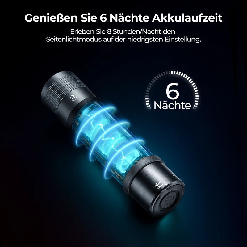 BougeRV AL01 Verstellbare Camping Taschenlampe Outdoor Notlicht
