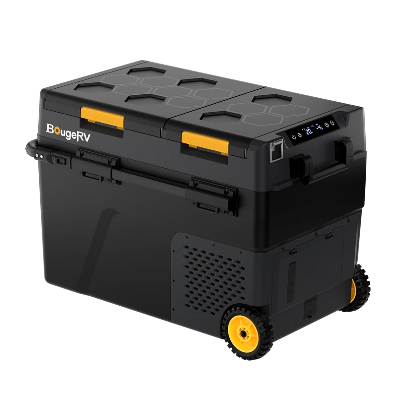 BougeRV CRD2 V2.0 49 L Zwei Zonen Doppeltür Kompressor Kühlbox Auto