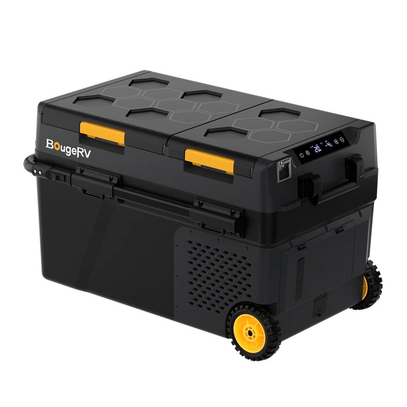 BougeRV CRD2 V2.0 40 L Zwei Zonen Doppeltür Kompressor Kühlbox Auto