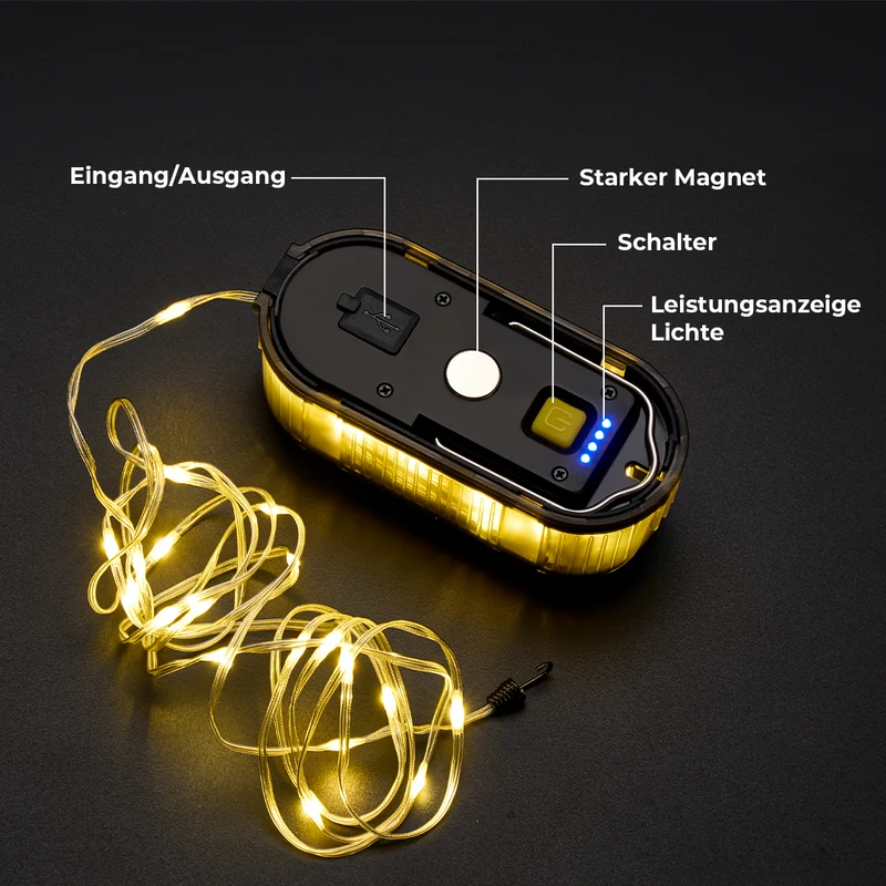 BougeRV Outdoor Camping Lantern Atmosphäre Lichterkette