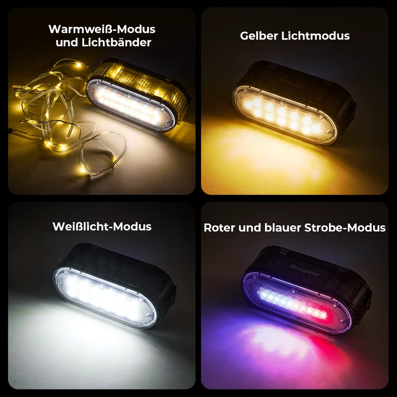BougeRV Outdoor Camping Lantern Atmosphäre Lichterkette