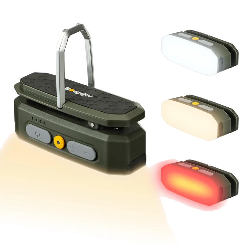 BougeRV Bewegliches Campinglicht, wasserdicht Campinglampe für Zelt, Notfälle, Outdoor