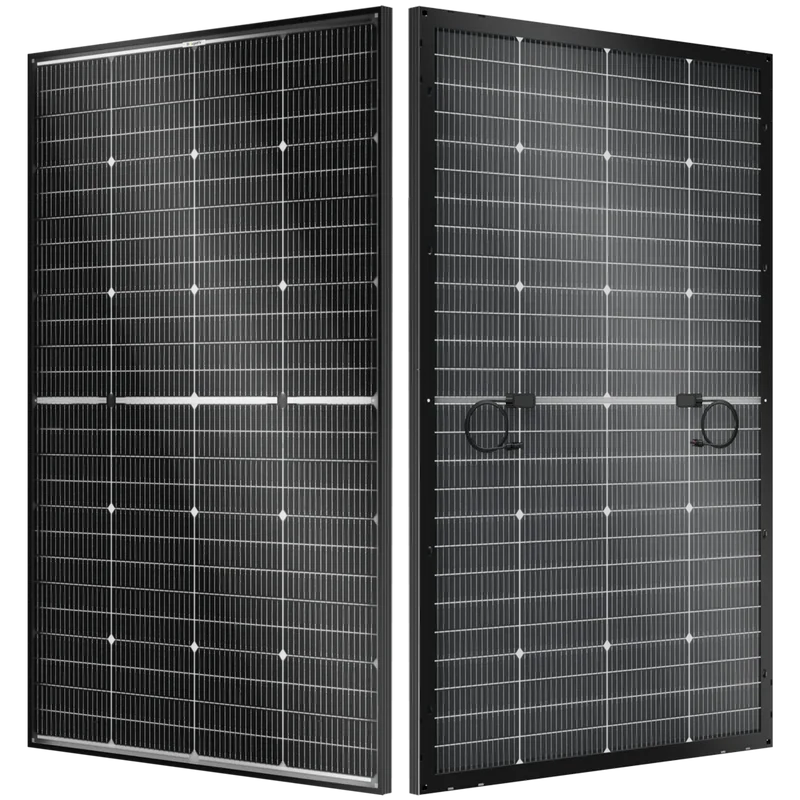 BougeRV N-Typ 12 V/24 V 200 Watt bifaziales 16BB-Solarpanel