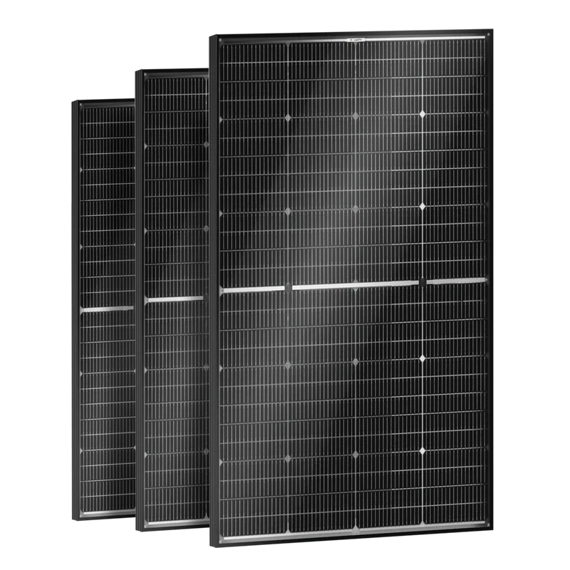 BougeRV N-Typ 12 V/24 V 200 Watt bifaziales 16BB-Solarpanel