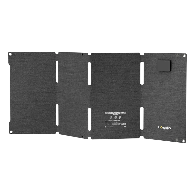 BougeRV 50W Flexibles Tragbares Solarpanel aus Fiberglas