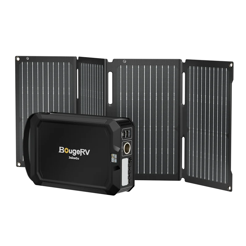 BougeRV JuiceGo 240Wh Reiner Sinus Solargenerator Tragbare Powerstation