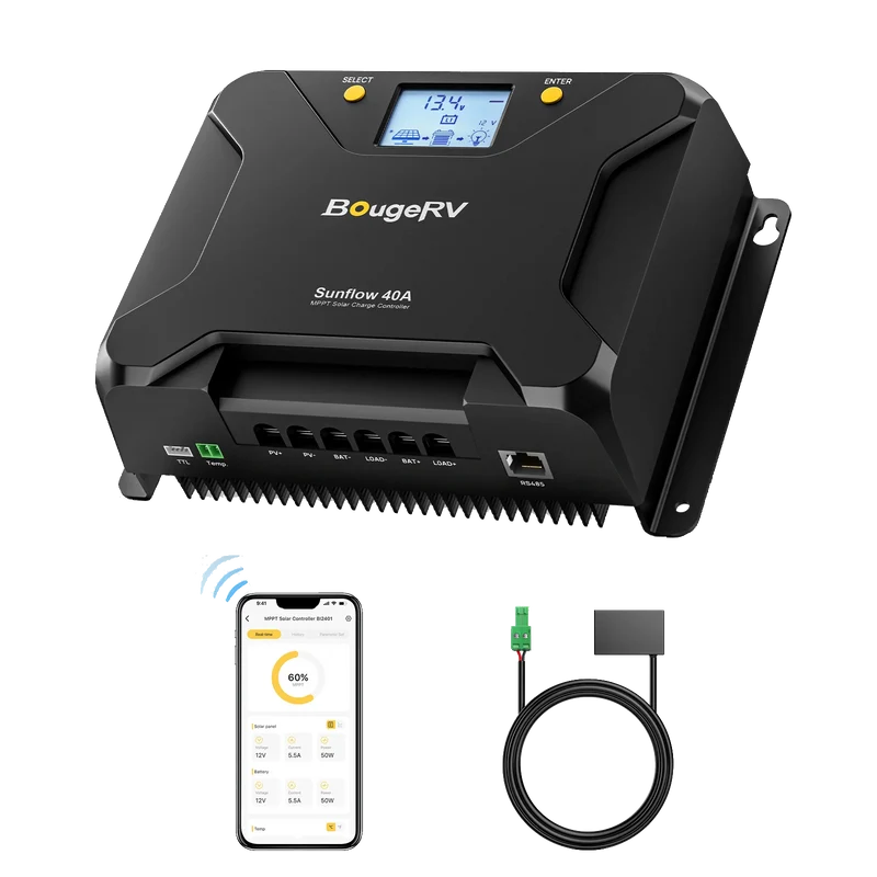 BougeRV Sunflow 40A MPPT Solar-Laderegler 12V/24V