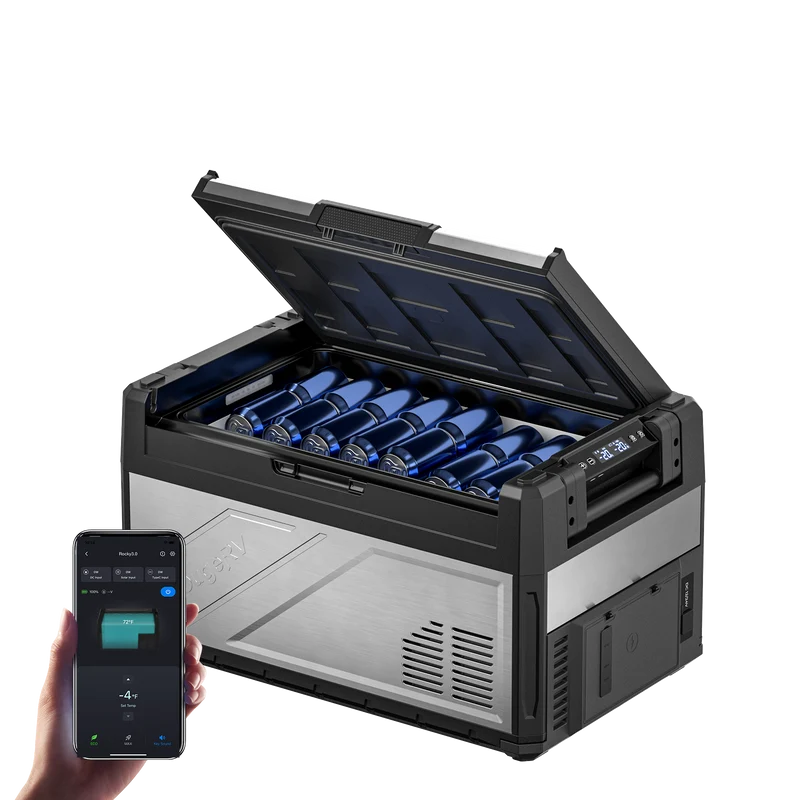 BougeRV New Rocky V3.0 39 L 12-V-Autokühlschrank mit zwei Temperaturzonen