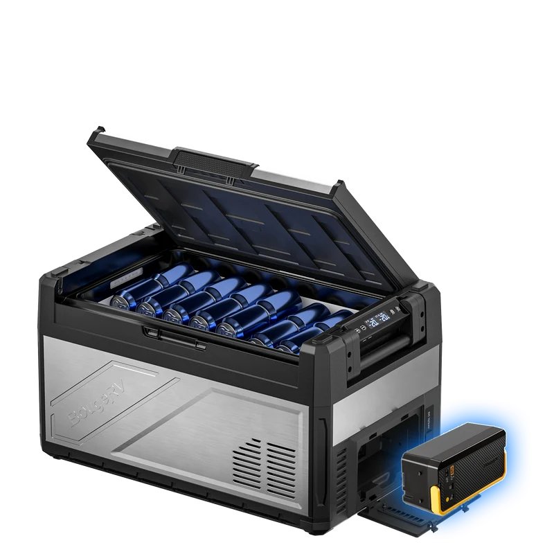 BougeRV New Rocky V3.0 39 L 12-V-Autokühlschrank mit zwei Temperaturzonen