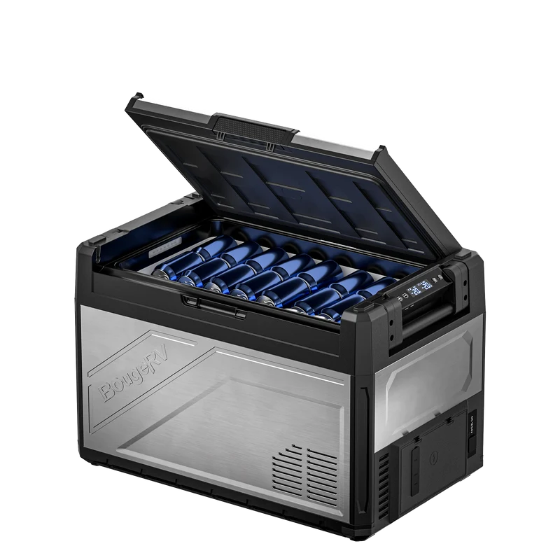 BougeRV New Rocky V3.0 52 L 12-V-Autokühlschrank mit zwei Temperaturzonen