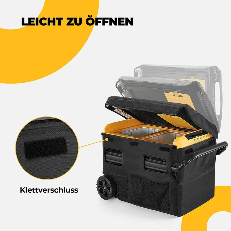 BougeRV 35L 600D Tragtasche für Dual-Zone-Kühlschrank wasserdichte & Kratzfeste