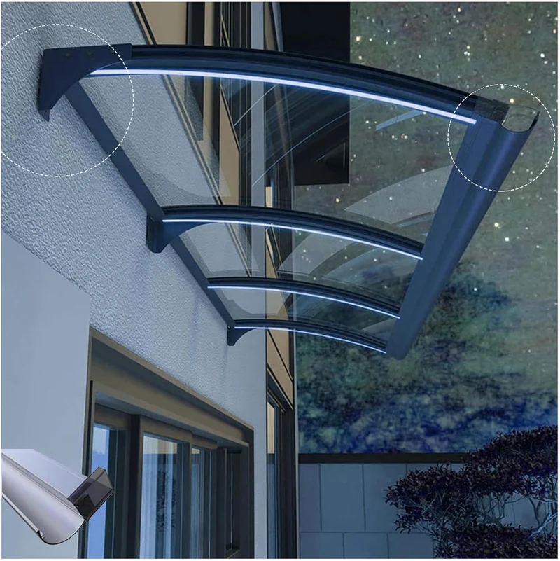 Pavillion, 100 × 200 cm, wasserdicht, aus Stahl und Stoff, Schwarz, QWEASDF