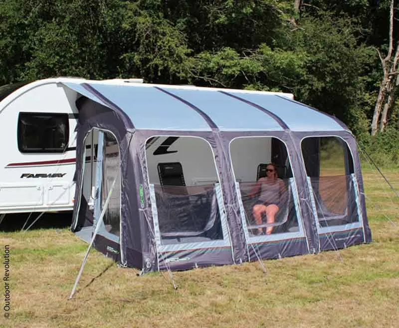 Aufblasbares Caravan Teilzelt E-Sport Air 400