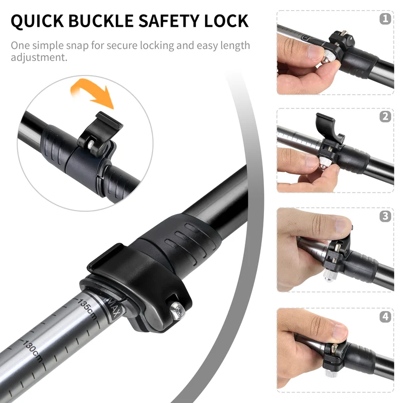 Sunlit™ 3-Section Aluminum Trekking Poles