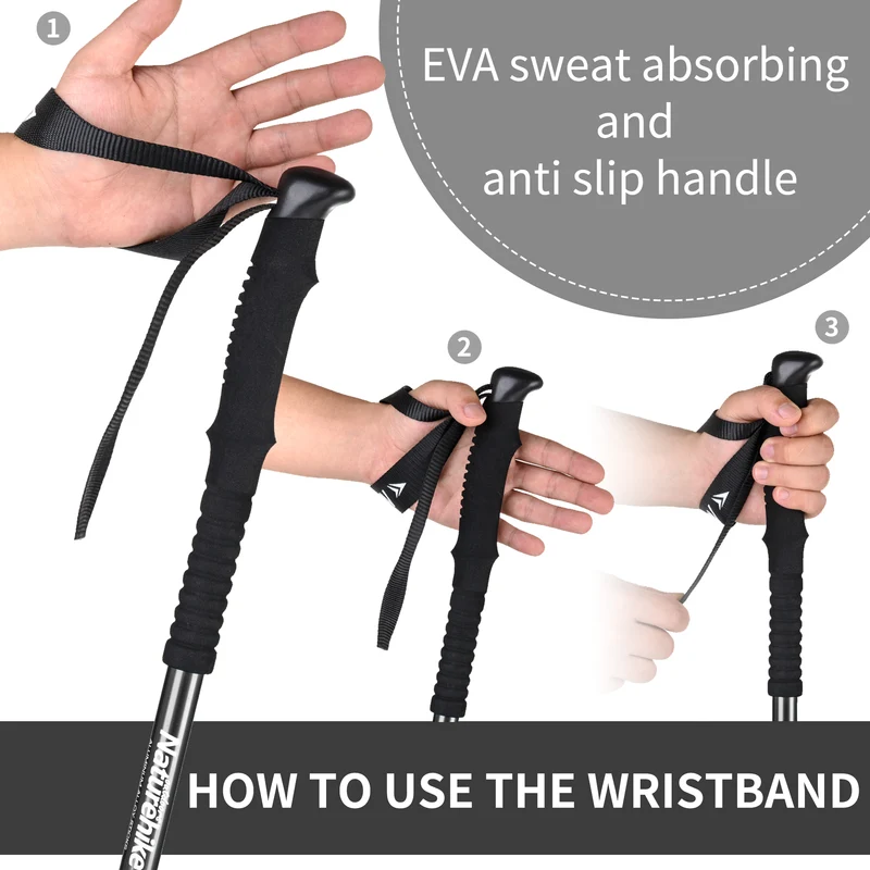 Sunlit™ 3-Section Aluminum Trekking Poles
