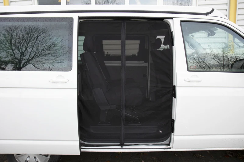Moskitonetz mit Magnetbefestigung für VW New Transporter / Caravelle und Ford Transit Custom / Tourneo Custom – Schiebetür