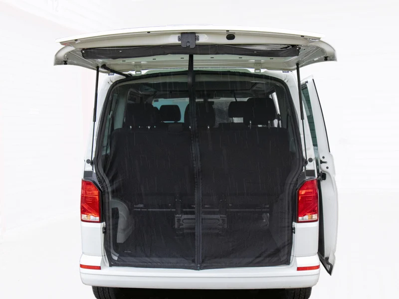 Moskitonetz mit Magnetbefestigung für Hecköffnung – VW New Transporter / Caravelle und Ford Transit Custom / Tourneo Custom