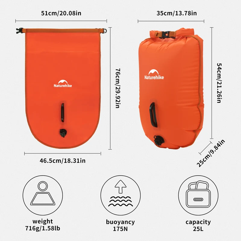 25L High Visible Safety Dry Bag