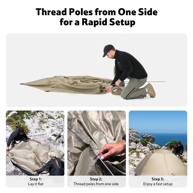 Giling PRO™ 4-Season 1-Person Backpacking Tent
