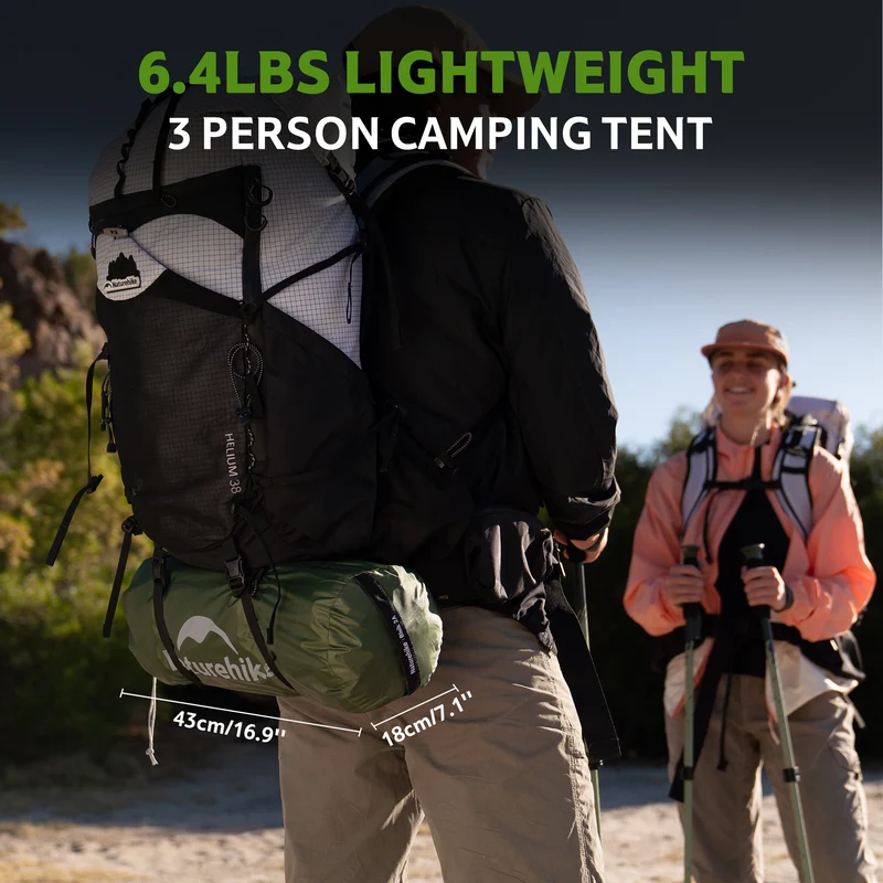 Bleik™ 3-Person Backpacking Tent