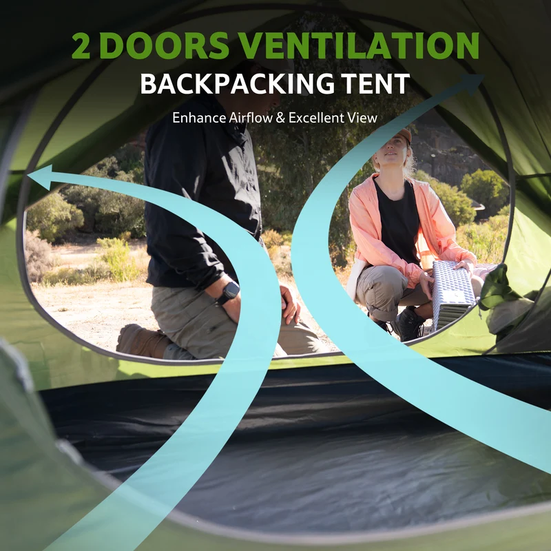 Bleik™ 2-Person Backpacking Tent