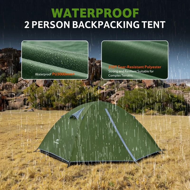 Bleik™ 2-Person Backpacking Tent