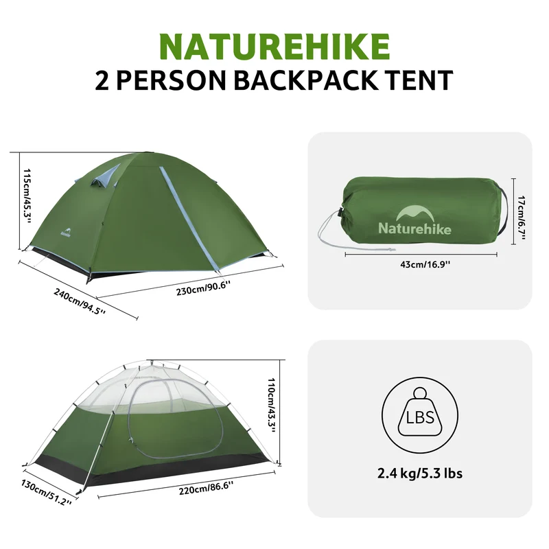 Bleik™ 2-Person Backpacking Tent