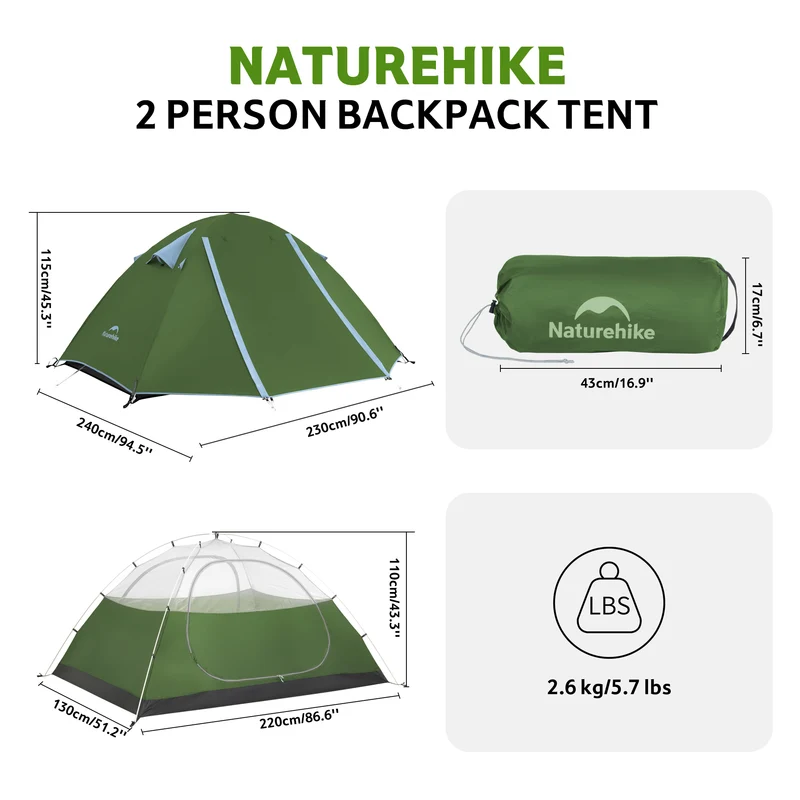 Bleik™ 2-Person Backpacking Tent