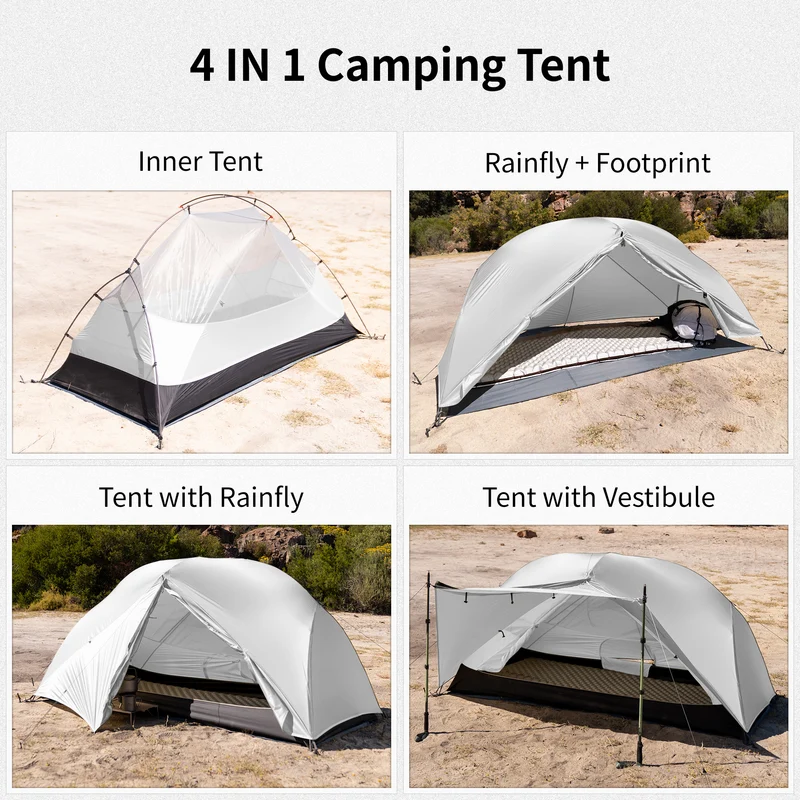 Mongar™ Pro 1-Person Ultralight Backpacking Tent
